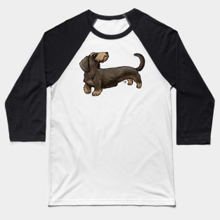 Dog - Wire-Haired Dachshund - Wild Boar Baseball T-Shirt